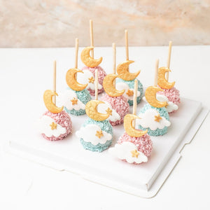 Pink and Blue Cake pops