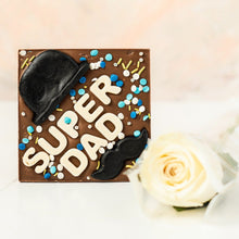 Load image into Gallery viewer, Super Dad Chocolate with Rose
