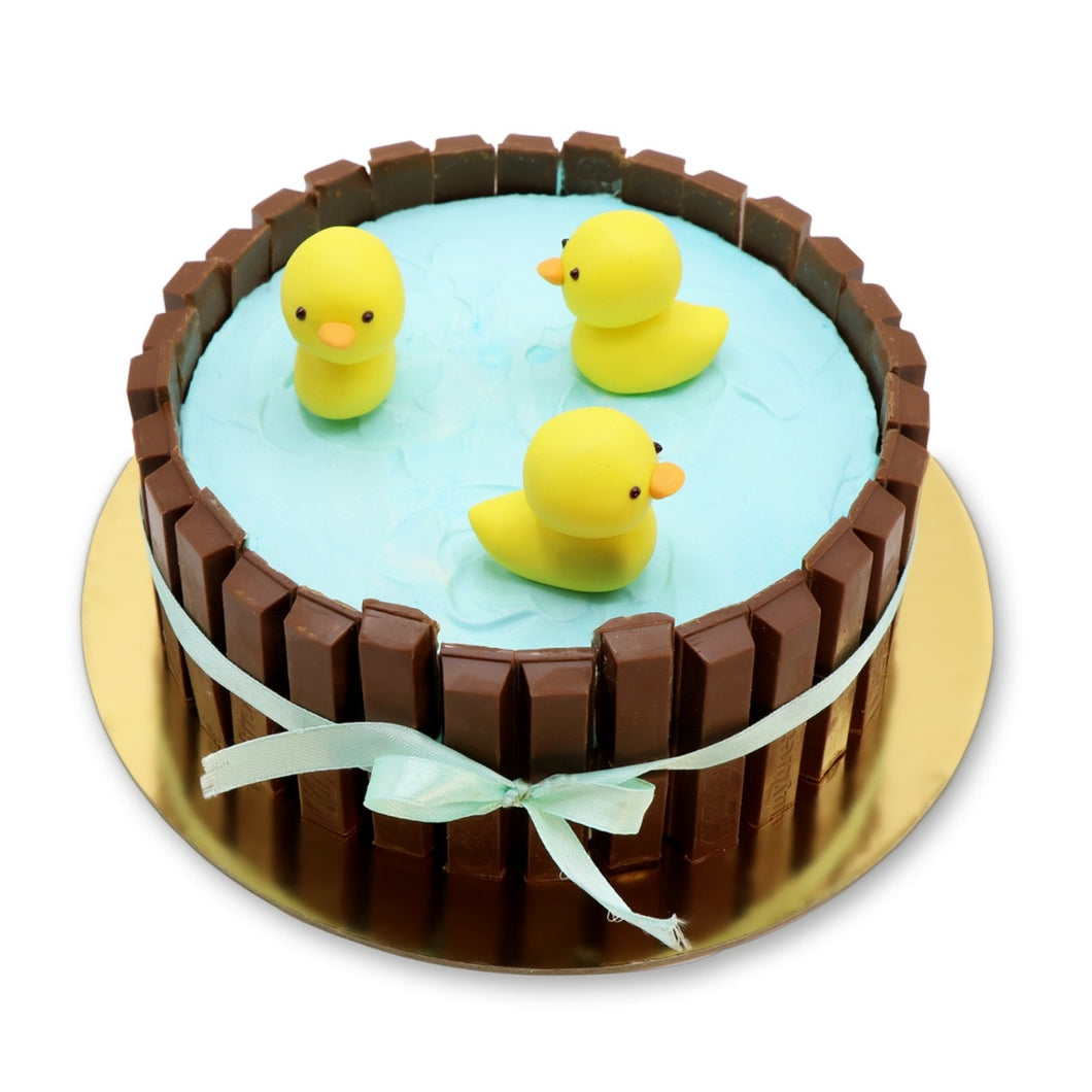 Cake KitKat Pond - Easter Cake - mabrook.me