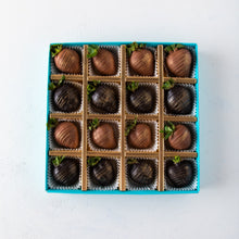 Load image into Gallery viewer, Chocolates Dark and Milk Chocolate Strawberries - mabrook.me
