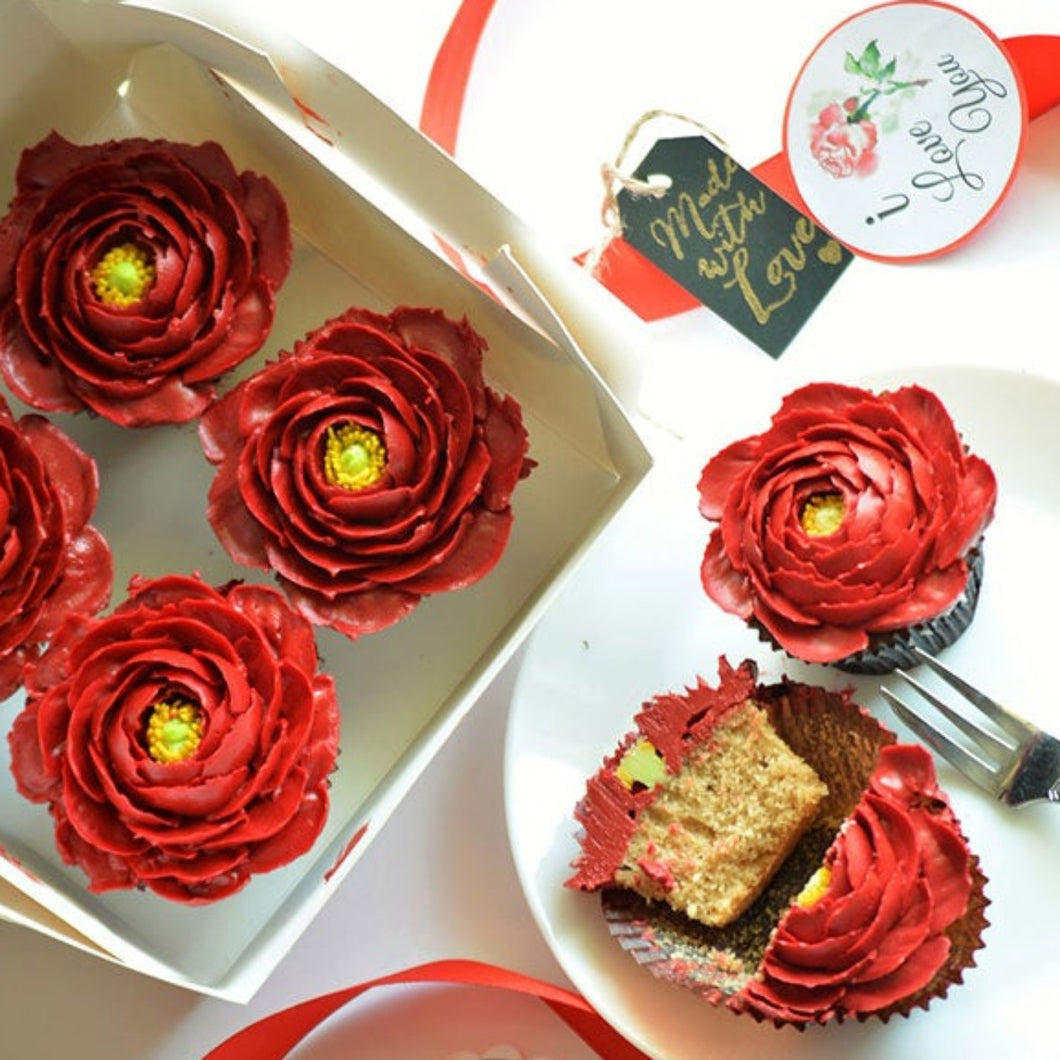 Cakes & Dessert Bars Ruby Cupcakes Box - mabrook.me