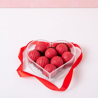 Chocolates Red in My Heart Truffles - 8 Pcs - mabrook.me