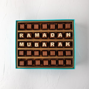 Chocolates Ramadan Mubarak Customizable Box - mabrook.me