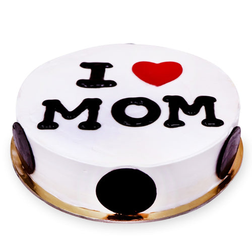 Cake Mother's Day Special - I Heart Mom Cake - mabrook.me