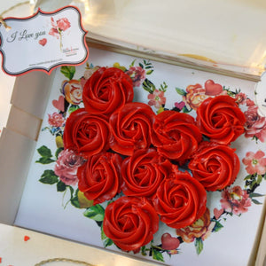 Cakes & Dessert Bars Rossetti Red Cupcakes Heart - mabrook.me