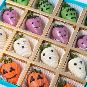 Chocolates Chocolate Strawberry Ghosts and Pumpkins - mabrook.me