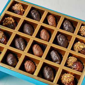Candy & Chocolate Designer Box with Dates 20pcs - mabrook.me