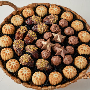 Candy & Chocolate Mamoul and Dates and Truffles Arrangement - mabrook.me