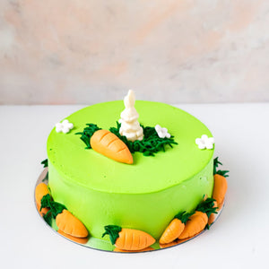 Bunny and Carrots Cake 