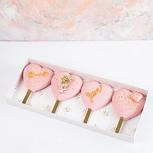 Load image into Gallery viewer, Cakes &amp; Dessert Bars Valentines Day Heartsicles 4Pcs - mabrook.me
