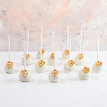 Load image into Gallery viewer, Cakepops White and Golden Cake pops - mabrook.me
