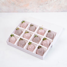 Load image into Gallery viewer, Candied &amp; Chocolate Covered Fruit Sparkling Chocolate Covered Strawberries - mabrook.me
