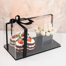 Load image into Gallery viewer, Candy &amp; Chocolate Mini Cakes and Berries Arrangement - mabrook.me
