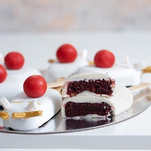 Load image into Gallery viewer, Chocolates Red velvet Reindeer Cakesicles - mabrook.me
