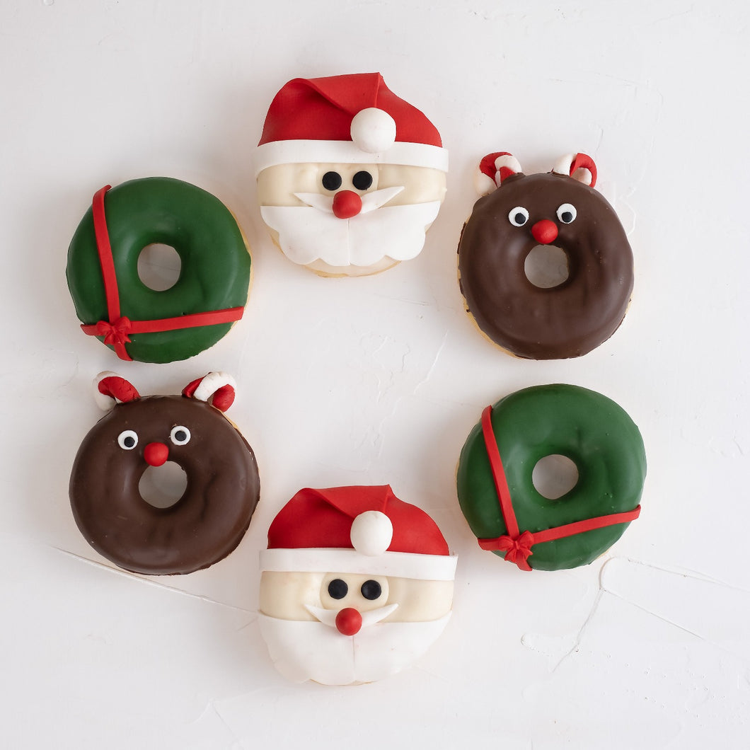 Donuts Santa and Reindeer Donuts - mabrook.me