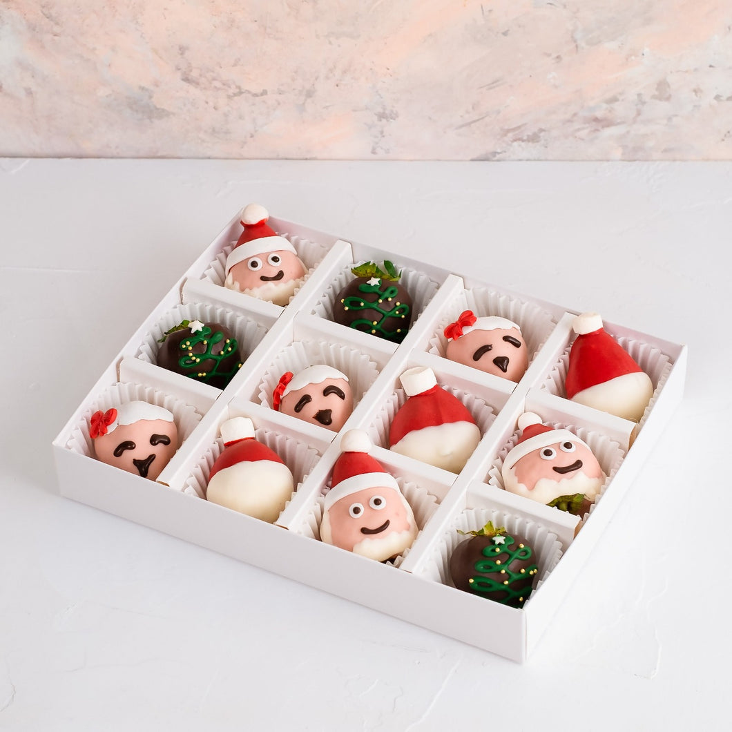 Candy & Chocolate Mr. and Mrs. Santa Clause Berries - mabrook.me