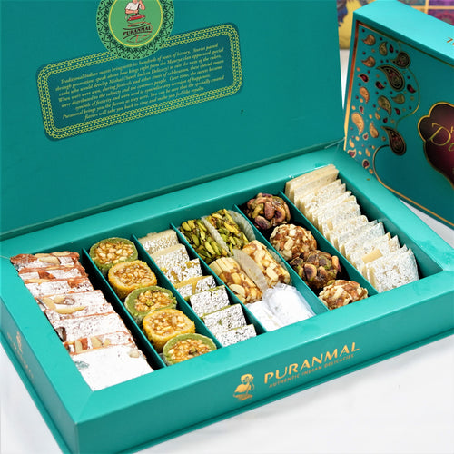 Sweets Diwali Luxury Mithai Box - Puranmal - mabrook.me