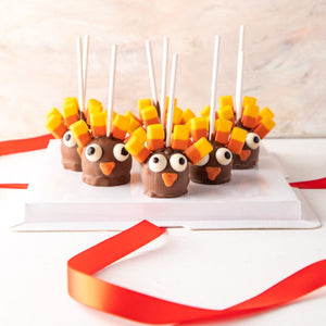 Candy & Chocolate Thanksgiving Cake Pops - mabrook.me