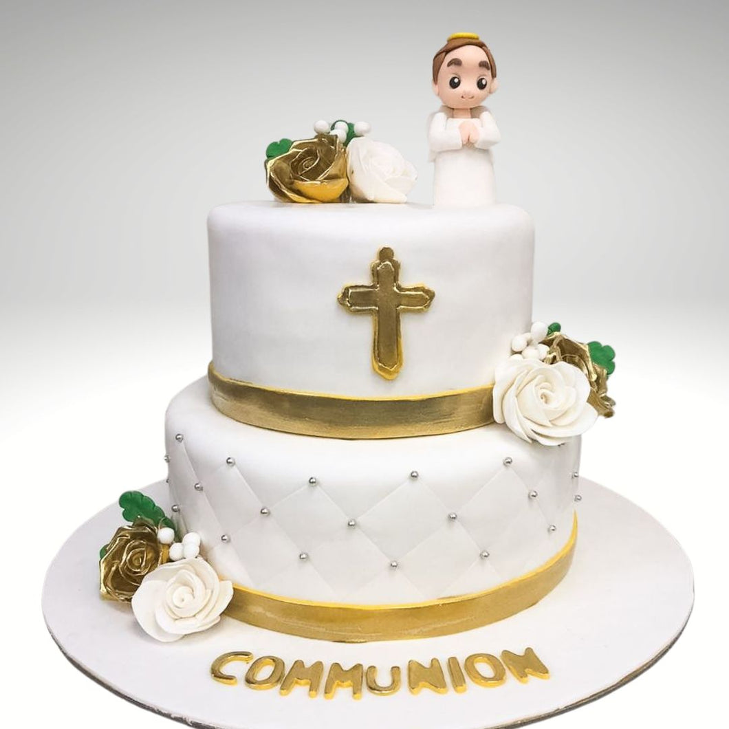 Baptism Themed Cake