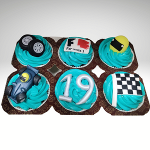 Cakes & Dessert Bars Formula 1 Theme Cupcakes - mabrook.me