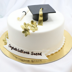 Cake Graduation Black Hat -Themed Cake - mabrook.me