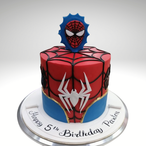 Cakes & Dessert Bars Spider Man Themed Cake - mabrook.me