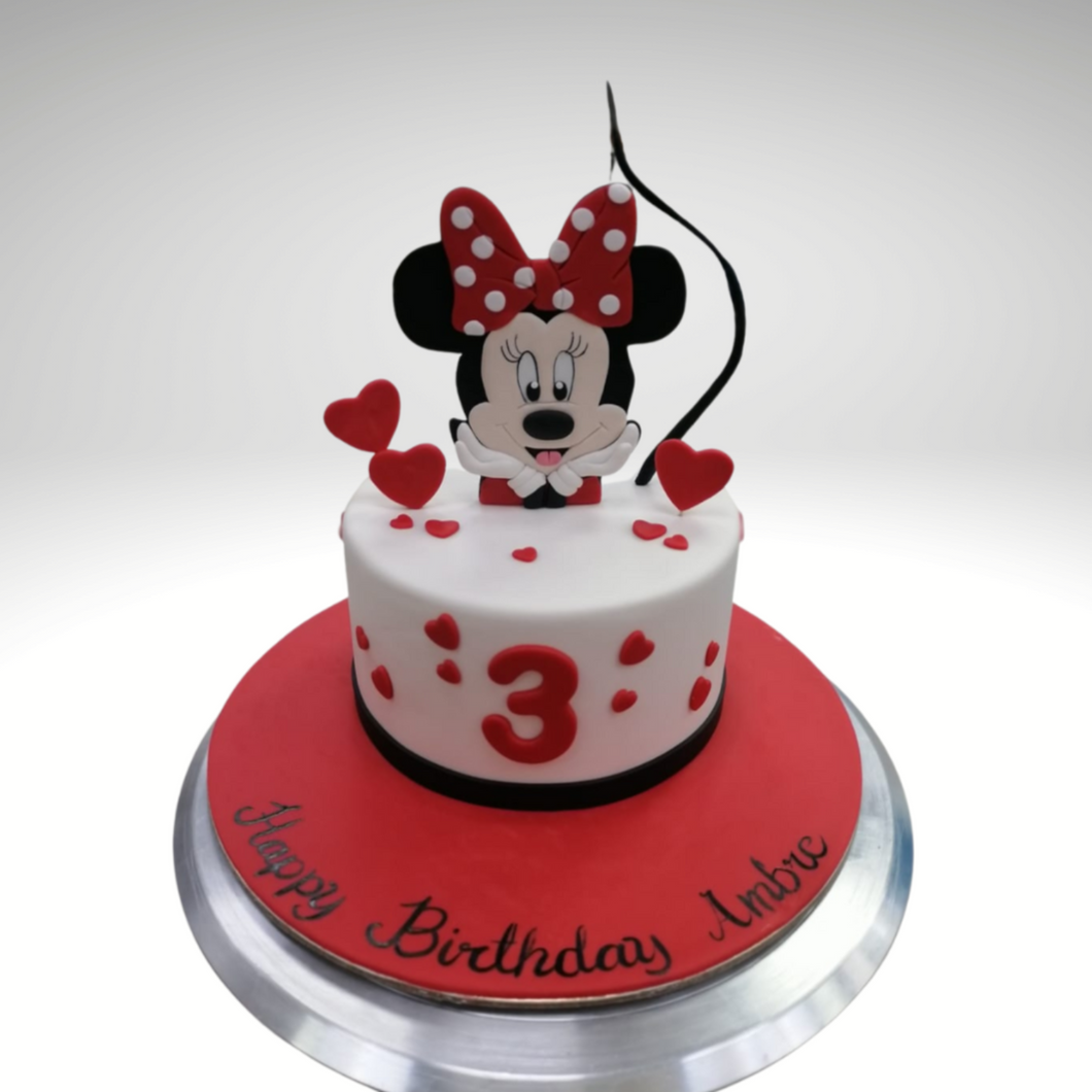 Cakes & Dessert Bars Minnie Mouse Themed Cake - mabrook.me