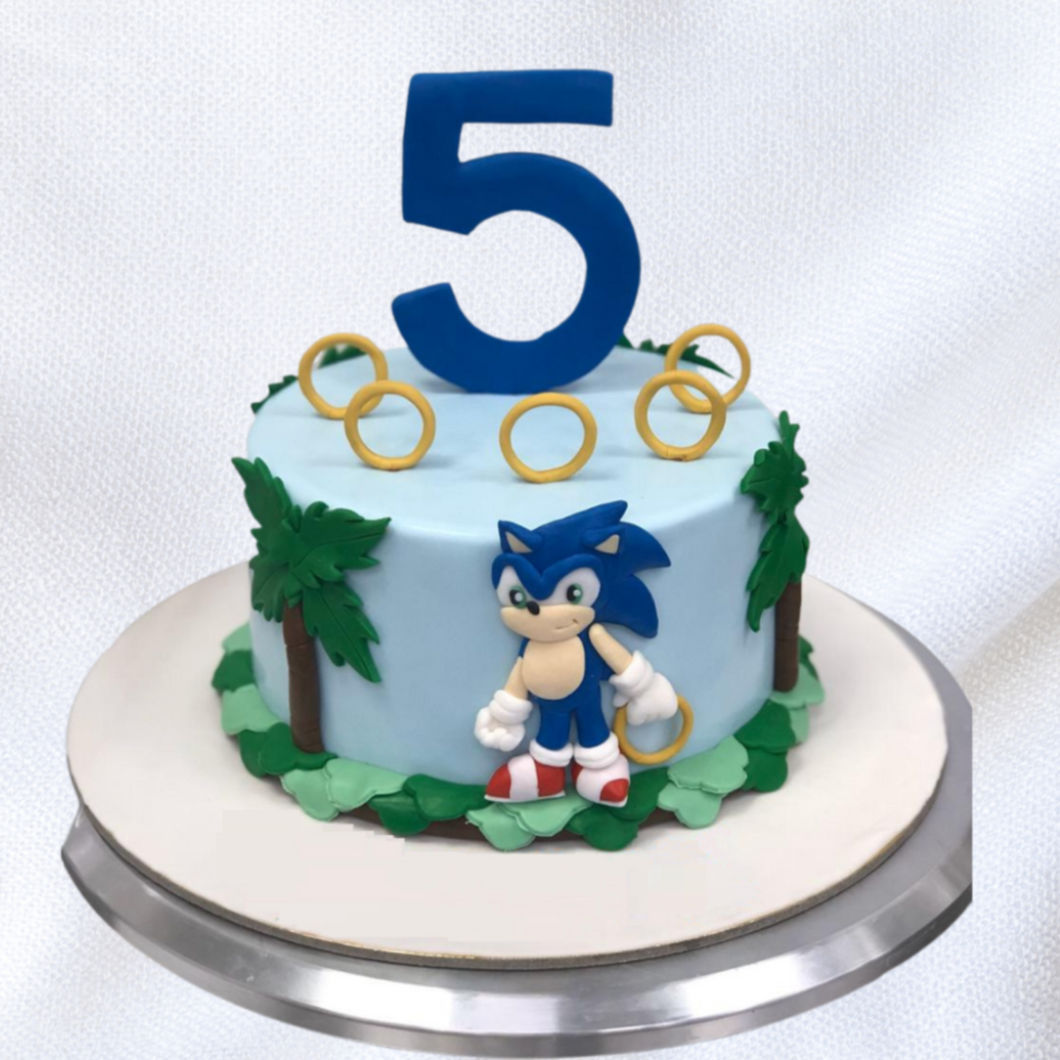 Cake Sonic the hedgehog - Themed Cake - mabrook.me