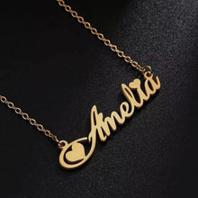 Load image into Gallery viewer, Jewelry English Name Cut Necklace - mabrook.me
