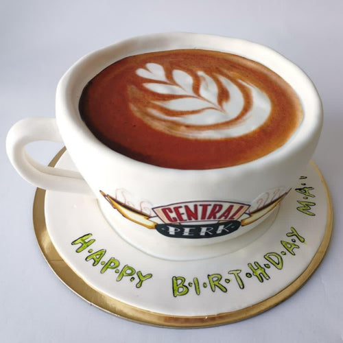 Cakes Central Perk's Cappuccino - Themed Cake - mabrook.me