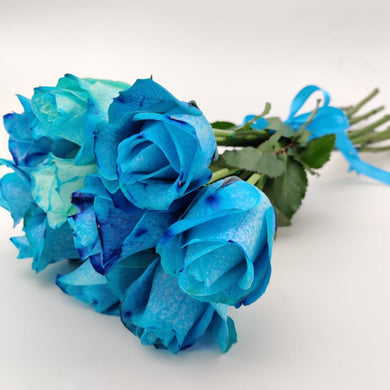 Flowers Bunch of Blue Rose - mabrook.me