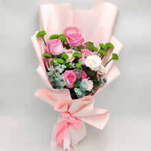 Load image into Gallery viewer, Flowers Pretty Pink Rose Bouquet - mabrook.me
