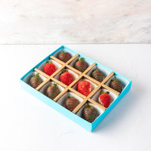 Load image into Gallery viewer, Candy &amp; Chocolate Christmas Theme Strawberries - mabrook.me
