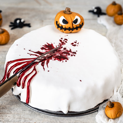 Cake Bloody White - Halloween Themed Cake - mabrook.me