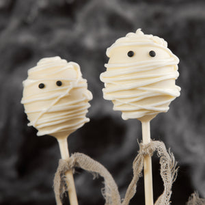 Cake Mummified - Halloween Themed Cake Pops - mabrook.me