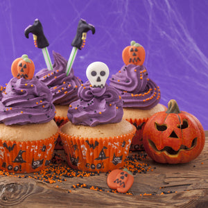 Cake Purple Assorted Halloween Themed Cupcakes - mabrook.me