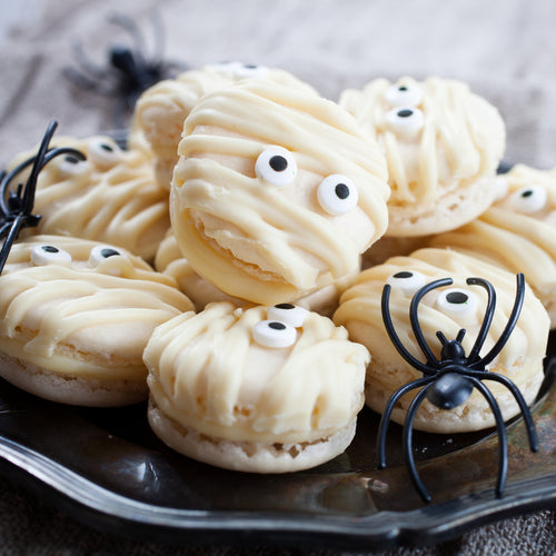 Macarons Mummified Macarons - Halloween Themed - mabrook.me
